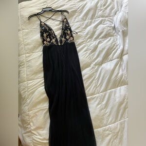 Aidan Mattox size 10 formal navy dress